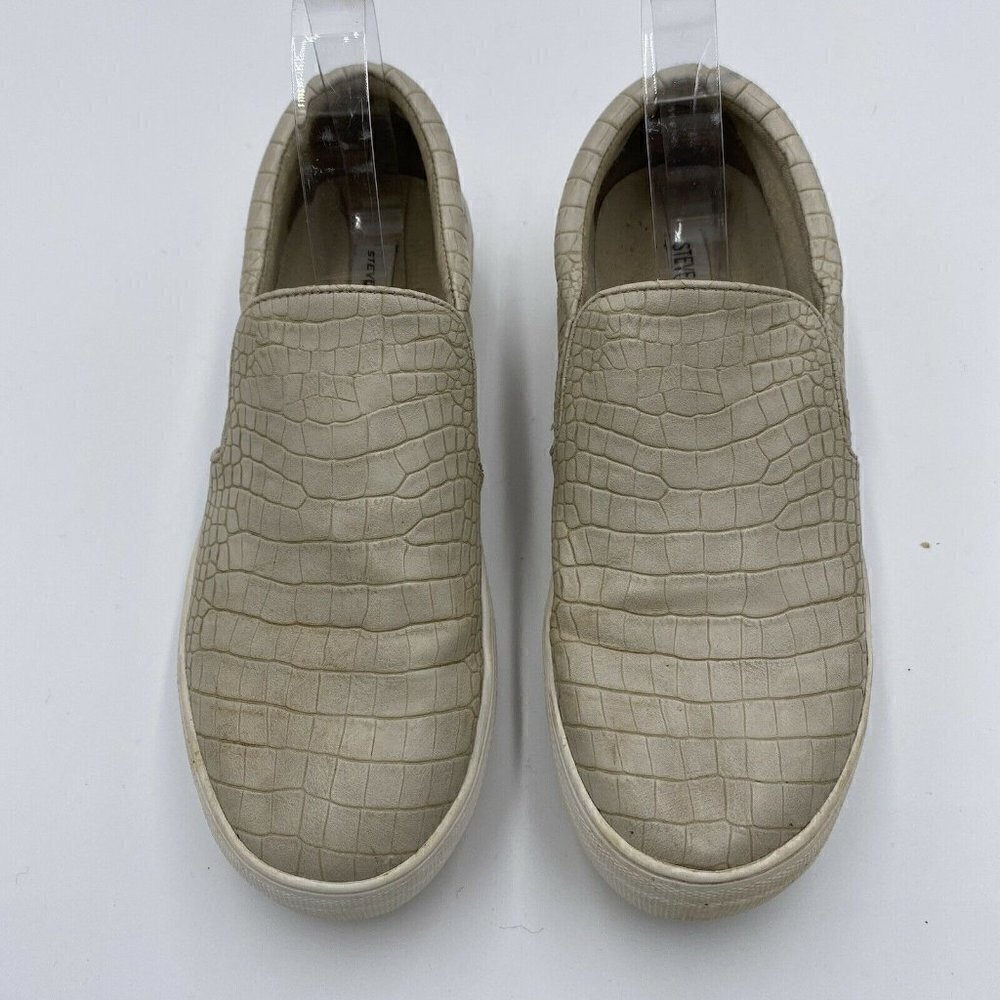 Steve Madden Womens Gills Light Tan Casual Flats Size 9M